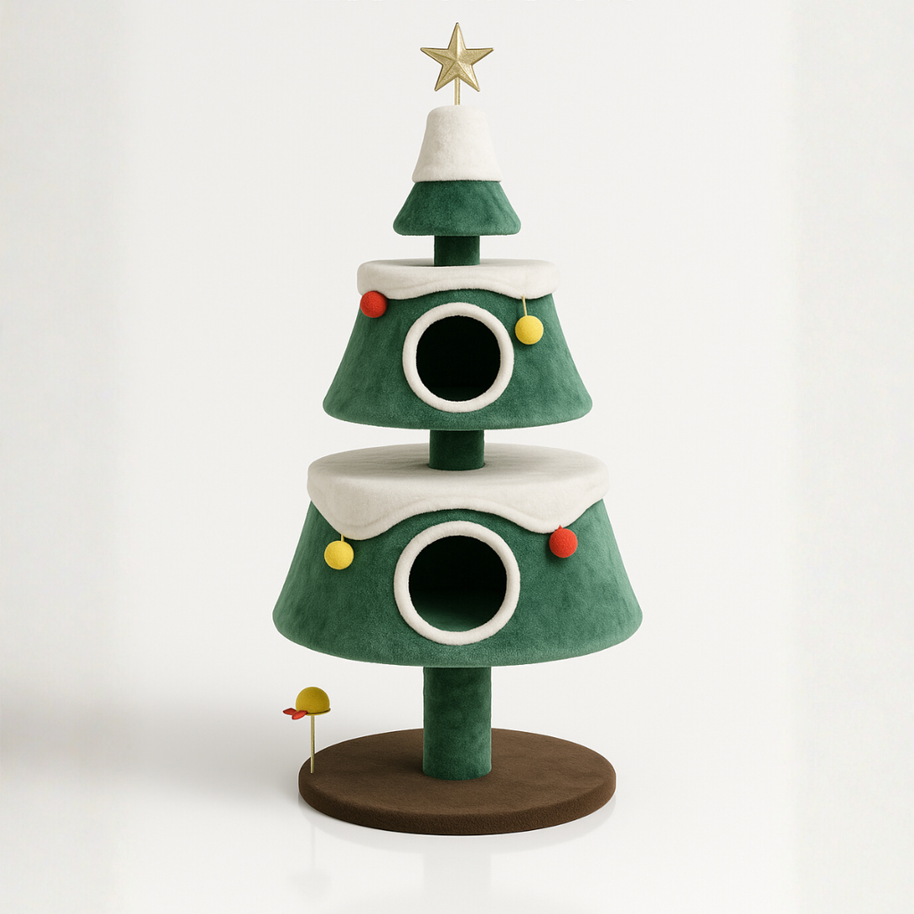 Jingle Paws Tree - The Christmas Tree that Delights Cats and Humans