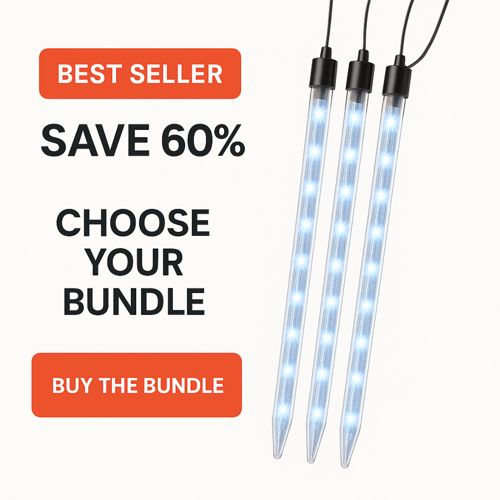 LED Skyfall Tubes - Illuminate your world with a shower of enchanting light