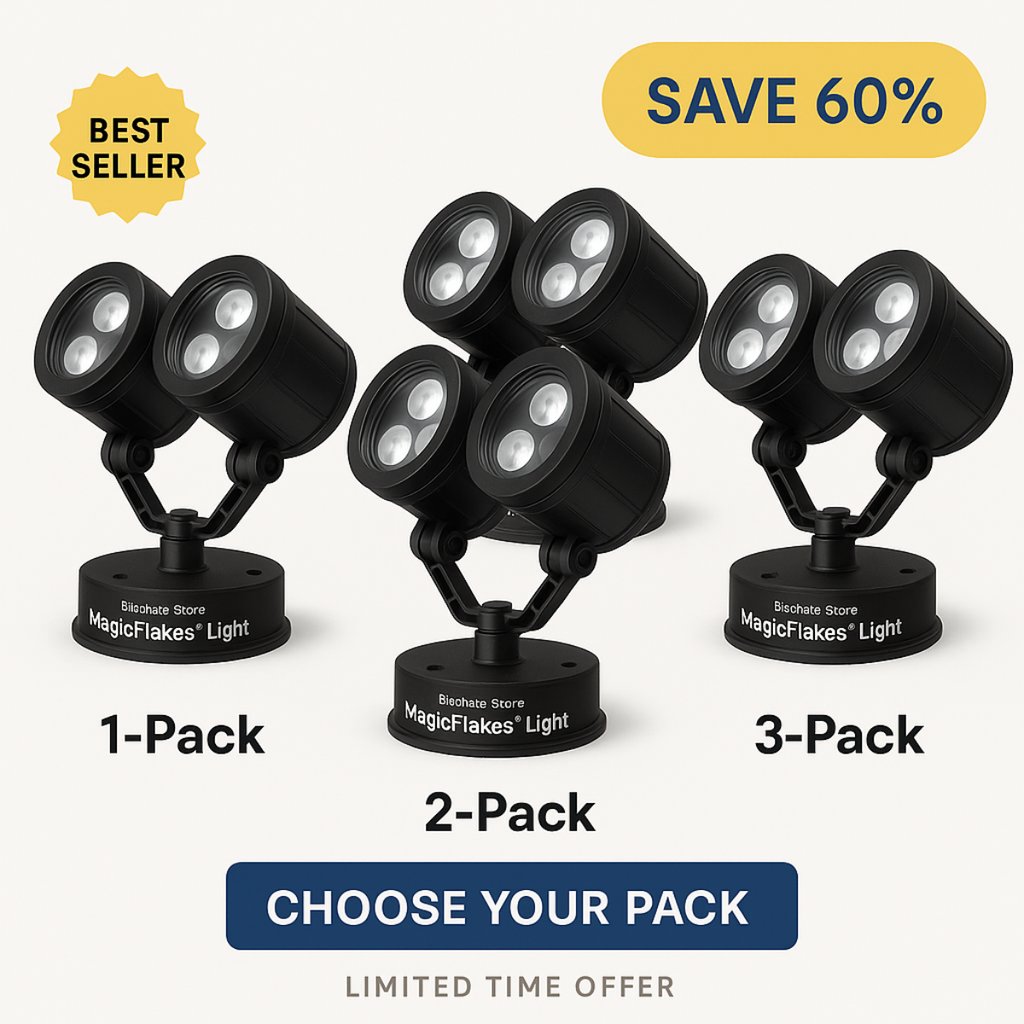 MagicFlakes™ Light - Transform your home into a magical snow spectacle!