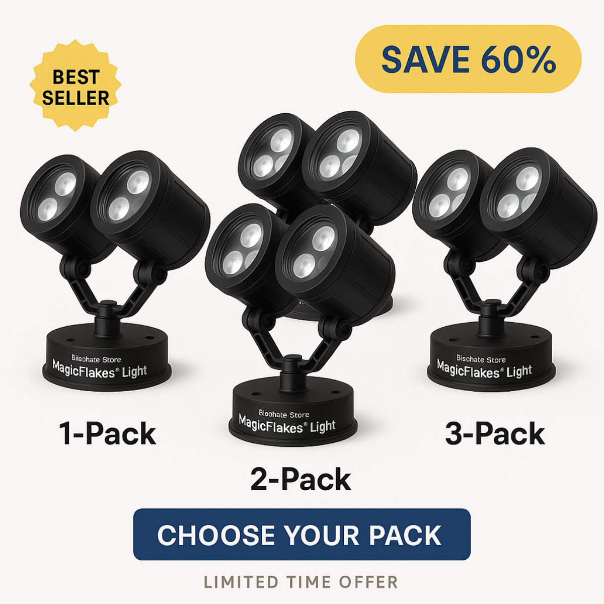 MagicFlakes™ Light - Transform your home into a magical snow spectacle!