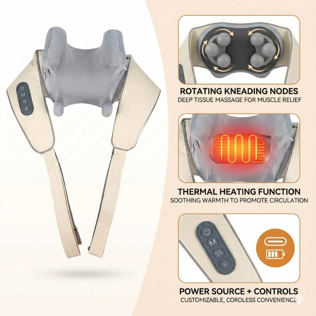 NeckRelief™ - Shiatsu Neck Massager