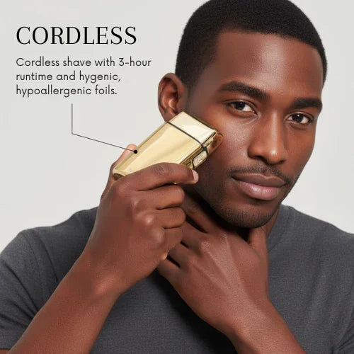 MaxBlade PRO - Professional Double Foil Metal Shaver