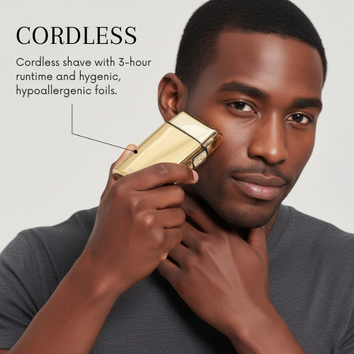 MaxBlade PRO - Professional Double Foil Metal Shaver