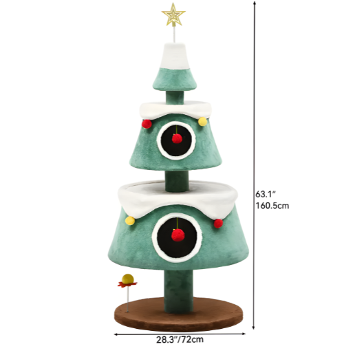 Jingle Paws Tree - The Christmas Tree that Delights Cats and Humans