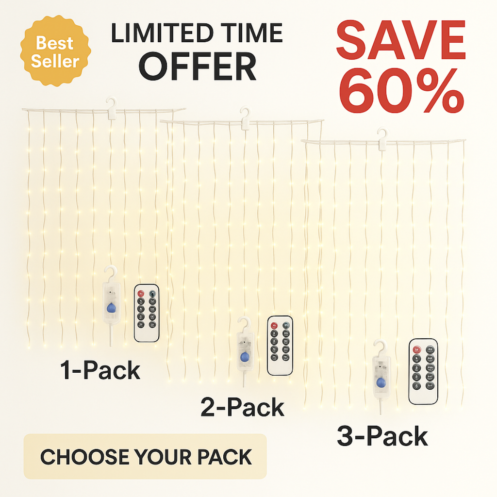 StarLoom Curtain - Decorative LED String Lights